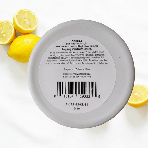 Capri Limone Natural Soy Candle - Picture 4 of 4
